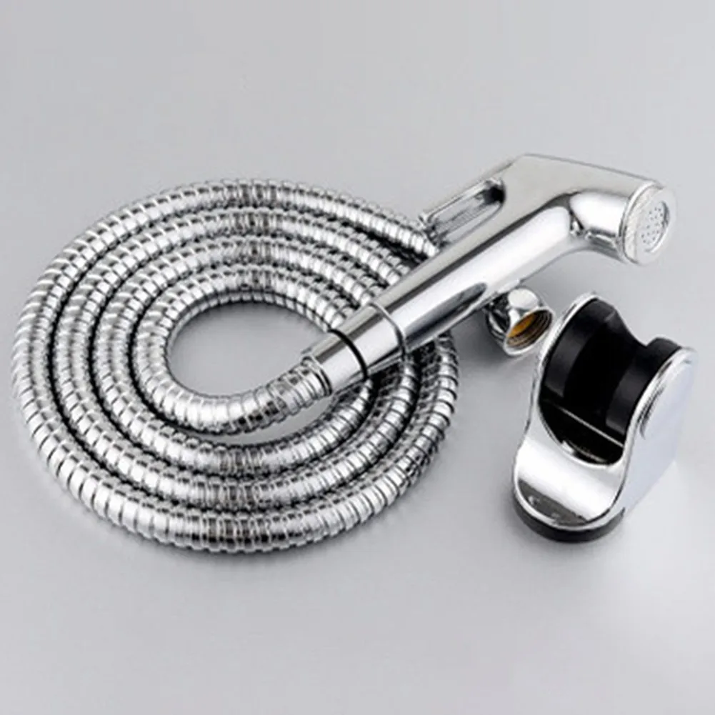 Shower Hose 1.5 M Toilet Bidet Handheld Douche Bidet Chrome Jet Spray Muslim Hygienic Shower Kit For Bathroom Fixture