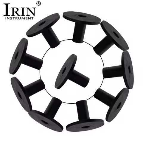 IRIN 10Pcs/Set Drum Set Cymbal Holder Plastic Flange Connect Stand Rustproof Cymbal Sleeves Percussion Instrument Accessories