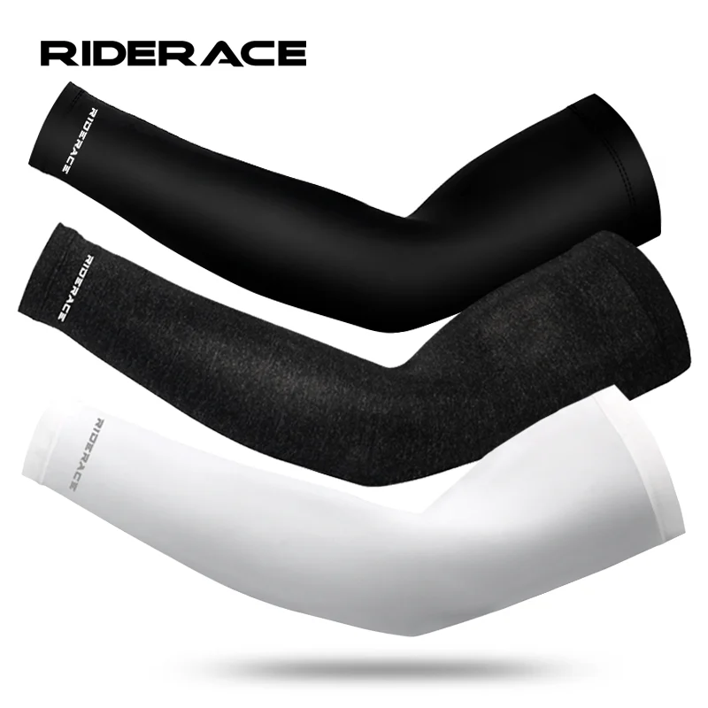 

Arm Sleeve Ice Silk Quick Dry Breathable UV Protection Sports Wear Fitness Arm Sleeve Outdoor Arm Cool Sport Cycling Sleeves