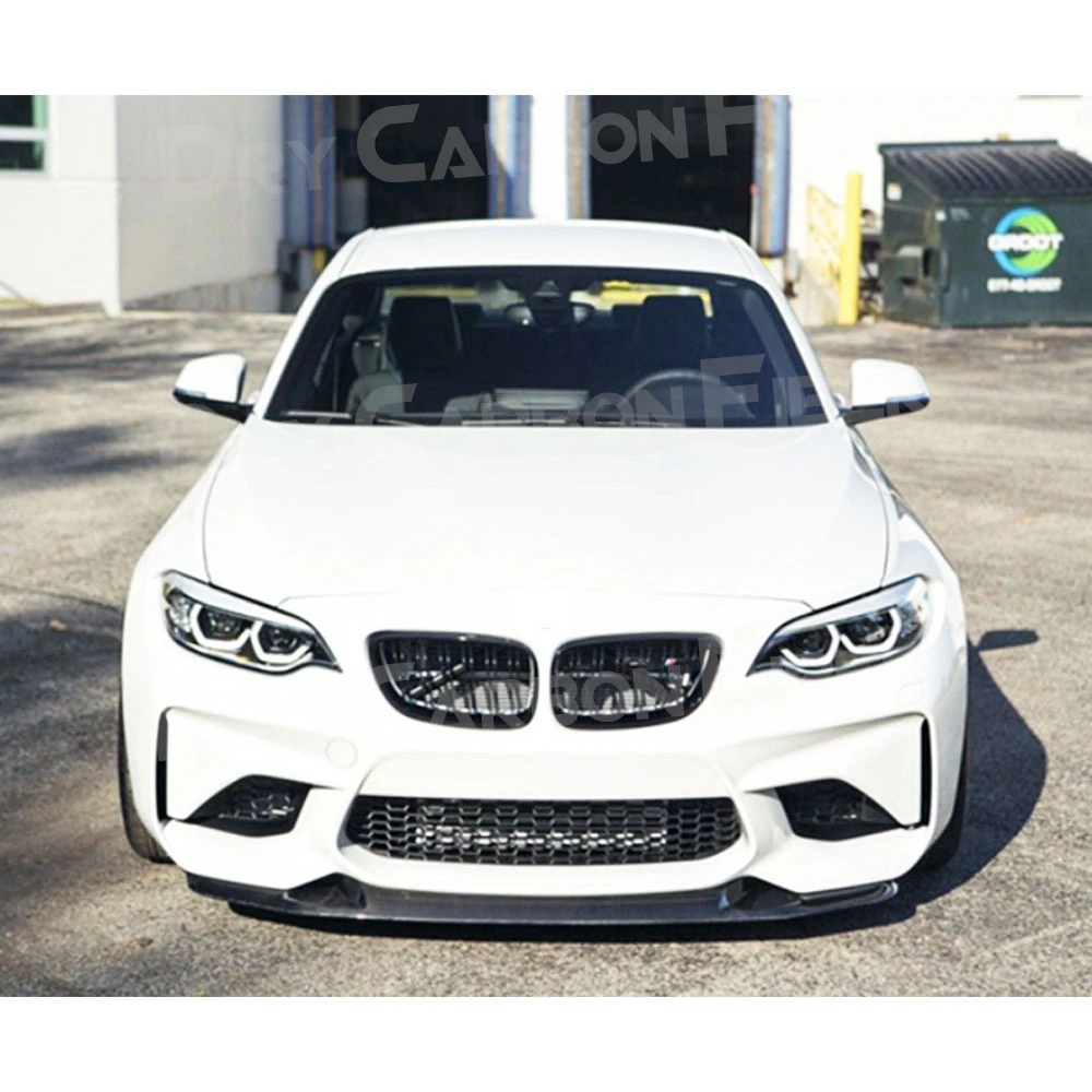

Carbon Fiber Material Front Bumper Lip For BMW 2 Series F87 M2 Coupe 2 Door G Style 2016 2017 2018 2019 2020