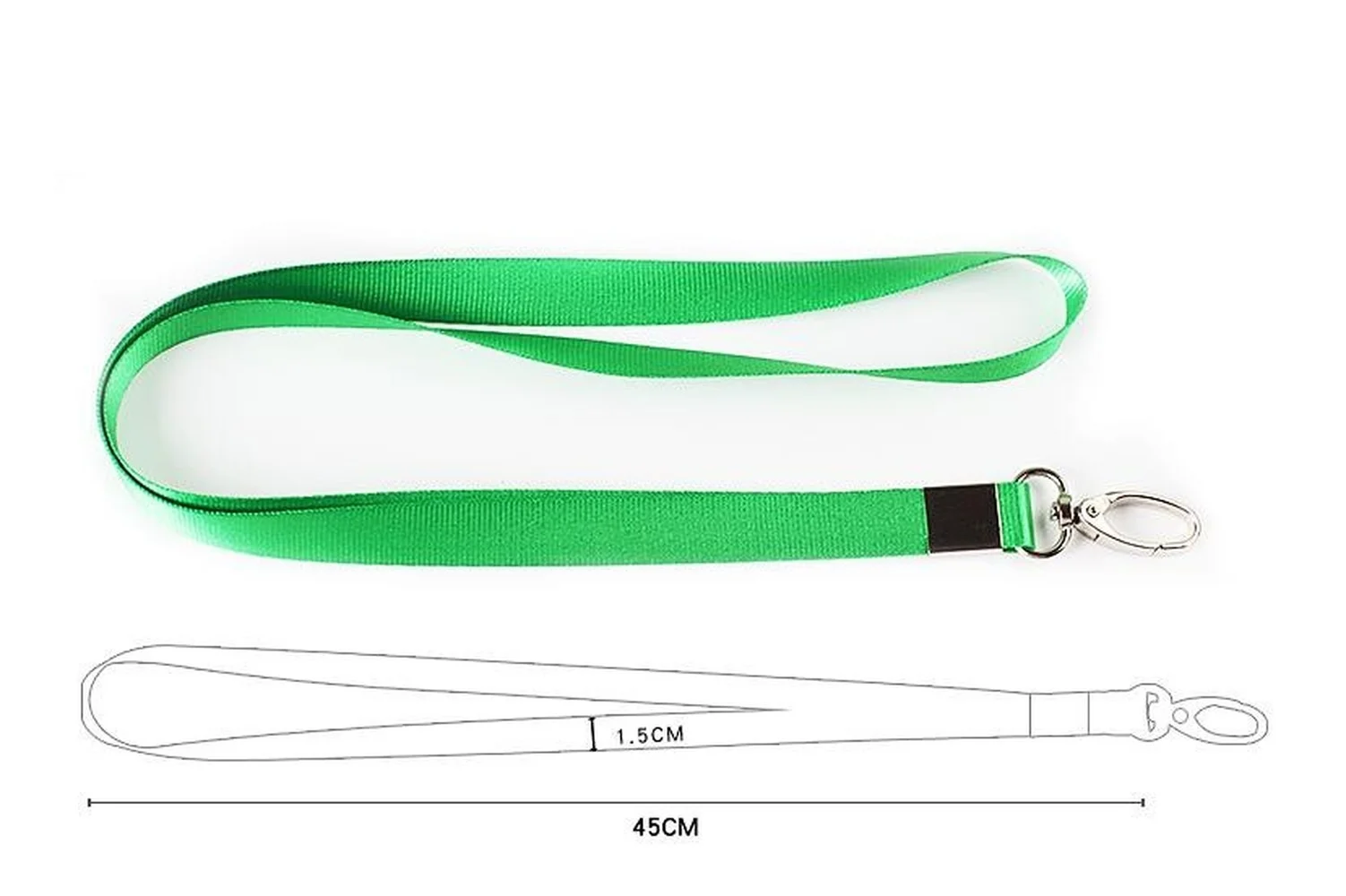 Keychain Style Working Permit Lanyard Pass Work Card ID Tag Neck Strap Name Badge Holder Employee's Card Lanyards