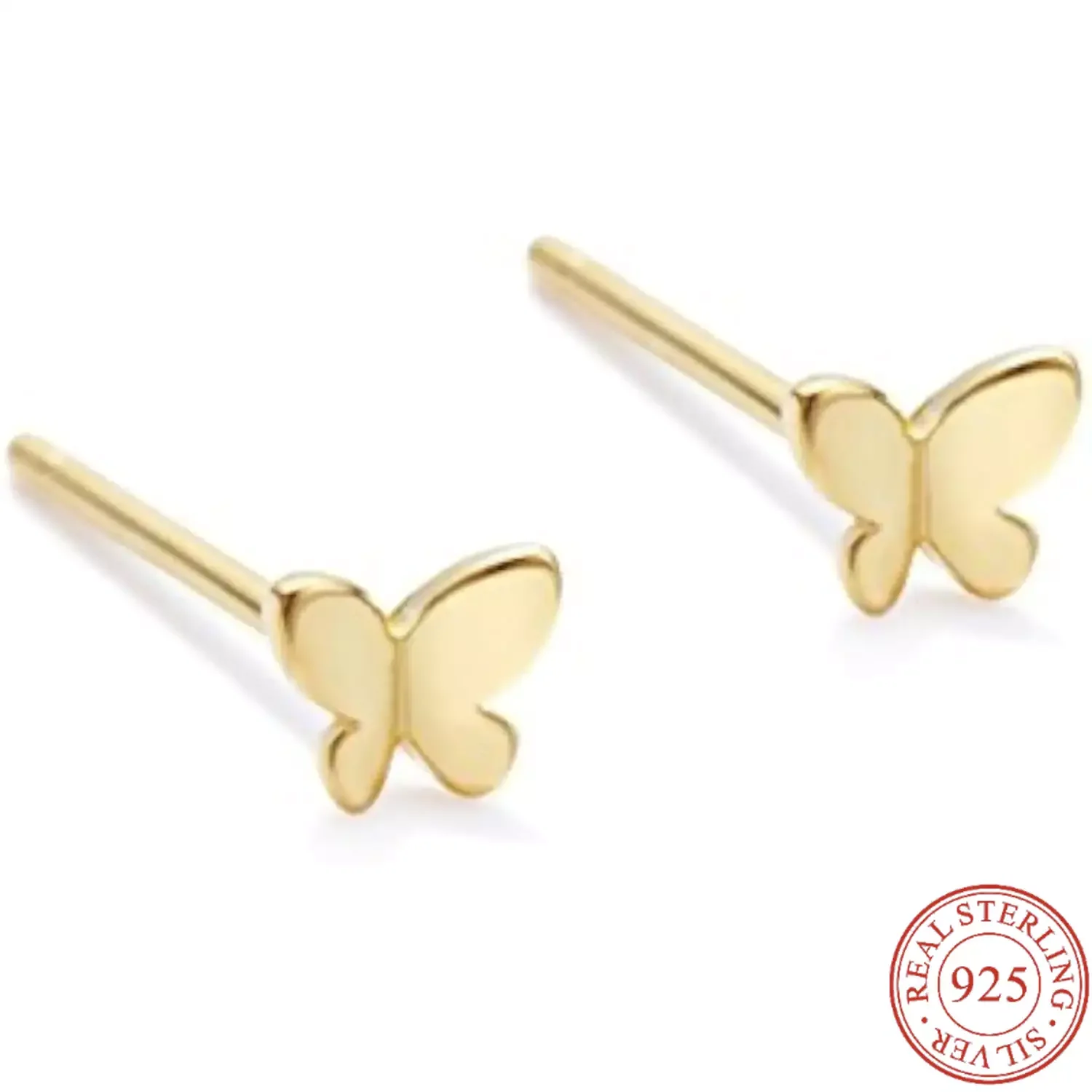 

Fansilver S925 Silver Earrings Butterfly Stud for Women Elegant Vintage Studs Dainty Hypoallergenic Earrings