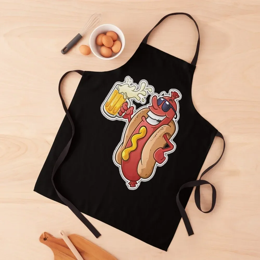 

Hot Dog Gifts - Gift For Hot Dog Lover - Hot Dog Shirt Apron Cute Kitchen Accessories kitchen gadgets Apron