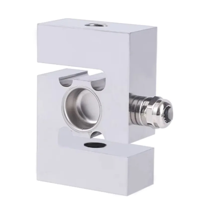 Excellent Stability S-Shaped Stainless Steel Force Transducer 50-5000kg Load Cell with MV/V Output for Test Benches FA30 Series