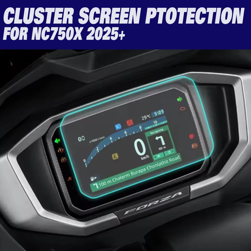 

For Honda NC750X NC750 X NC 750X 2025+ Motorcycle Speedometer Cluster Screen Scratch Protection Film Dashboard screen Protector