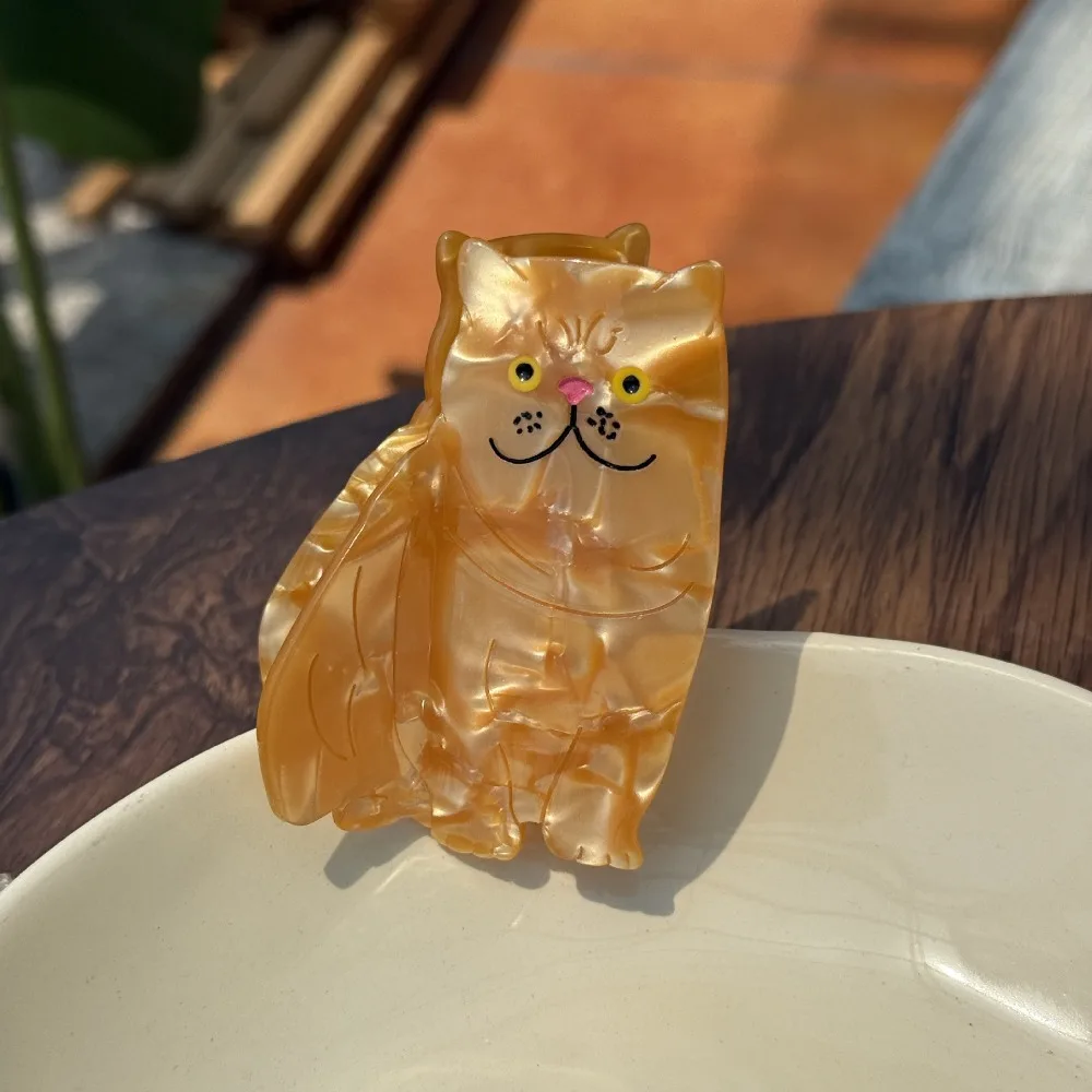 

Creative Acetic Acid Acetate Cat Hair Claw Pet Cartoon Animal Hair Clip Hairpin Headdress Shark Clip Girl