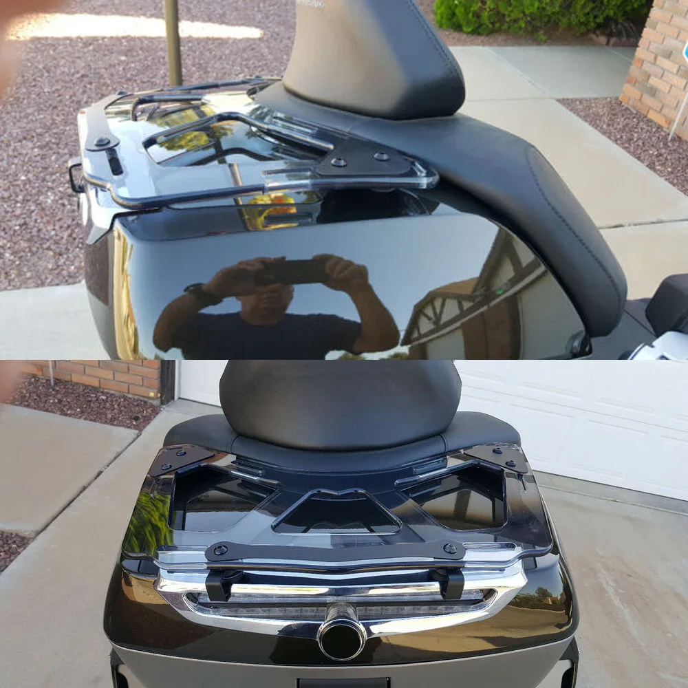 

For BMW K1600 GT K1600 GTL K1600GT 11-up K1600GTL 2017 Rear Luggage Rack Bracket Motorcycle Top Case Box Mount Solo Seat