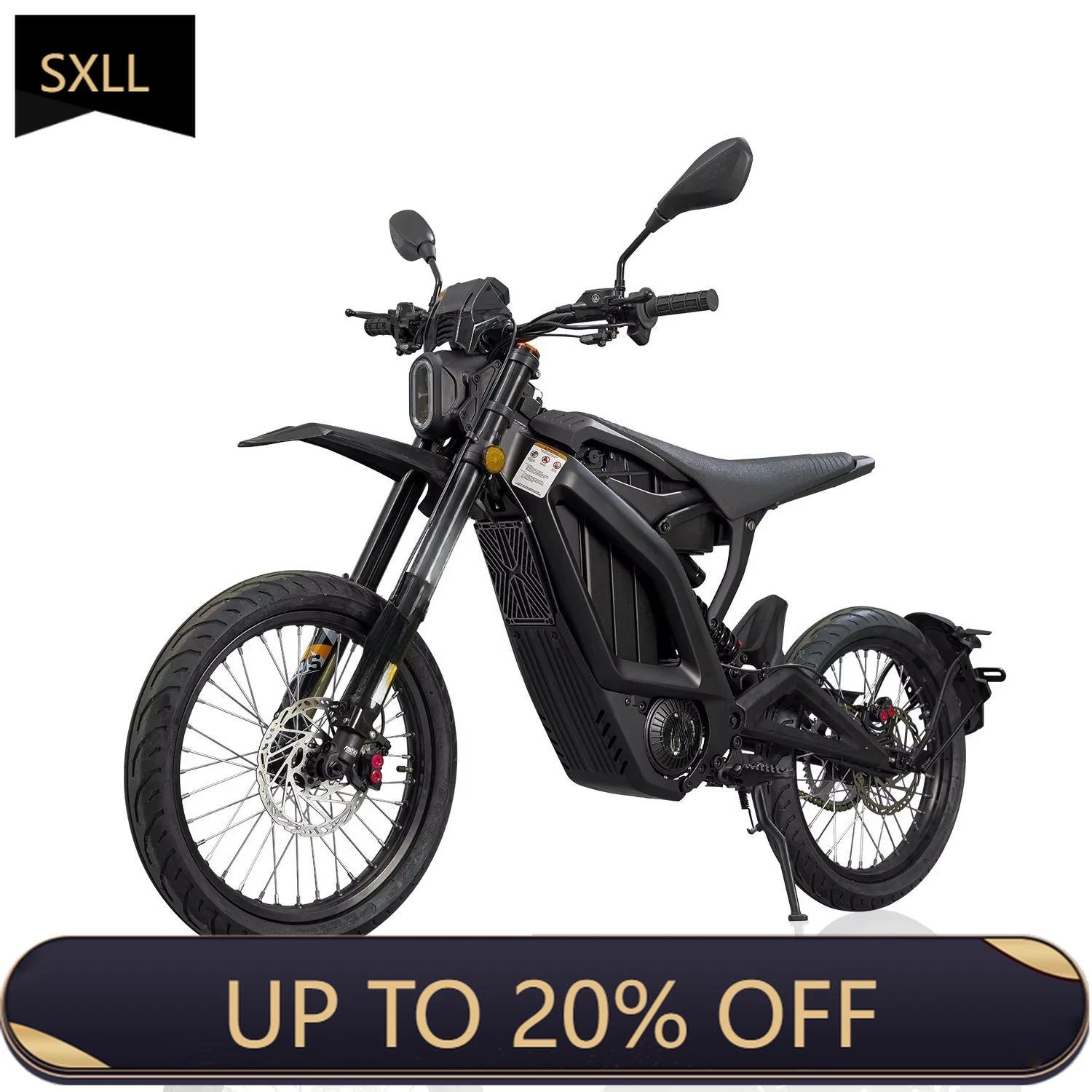 

SXLL New Hezzo D7 Roadster Medium Drive 60v Motocross 80km/h Adult Electric Motocross