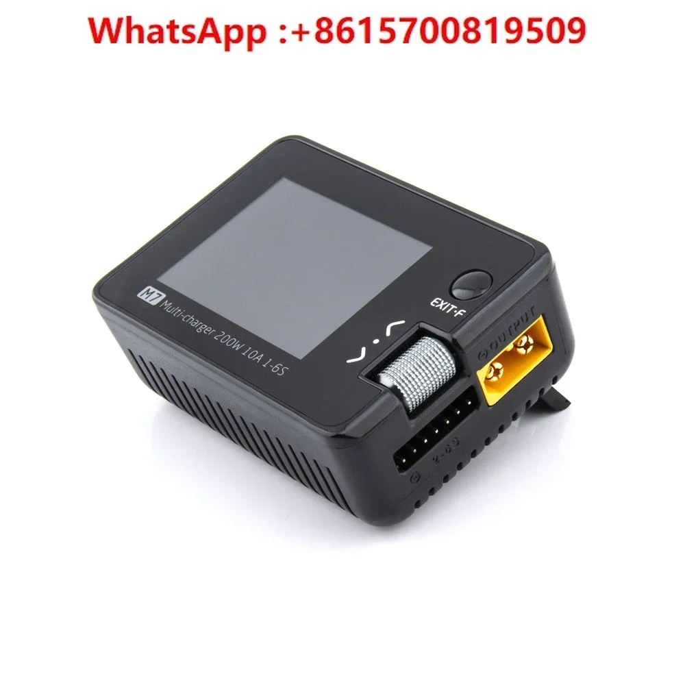 M7 Charger 1-6S 200W 10A Multifunctional Signal Test Compact Balanced Charger