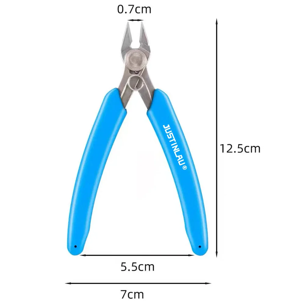 Universal Edelstahl Zangen DIY Elektronische Diagonal Seite Schneiden Zangen Draht Kabel Cutter 3D Drucker Teile Hand Werkzeuge
