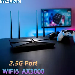 TP-LINK-Roteador sem fio de banda dupla, Wi-Fi Booster, Repetidor Hotspot, MESH 2.5G, RJ45, 11AC, XDR3040, 3000Mbps, AX3000, 160 Mbps