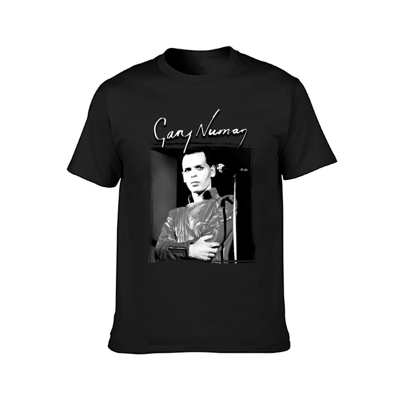 Art Gary Numan Graphic Man Poster T-Shirt aesthetic clothes boys animal print sweat plain mens graphic t-shirts anime image 2