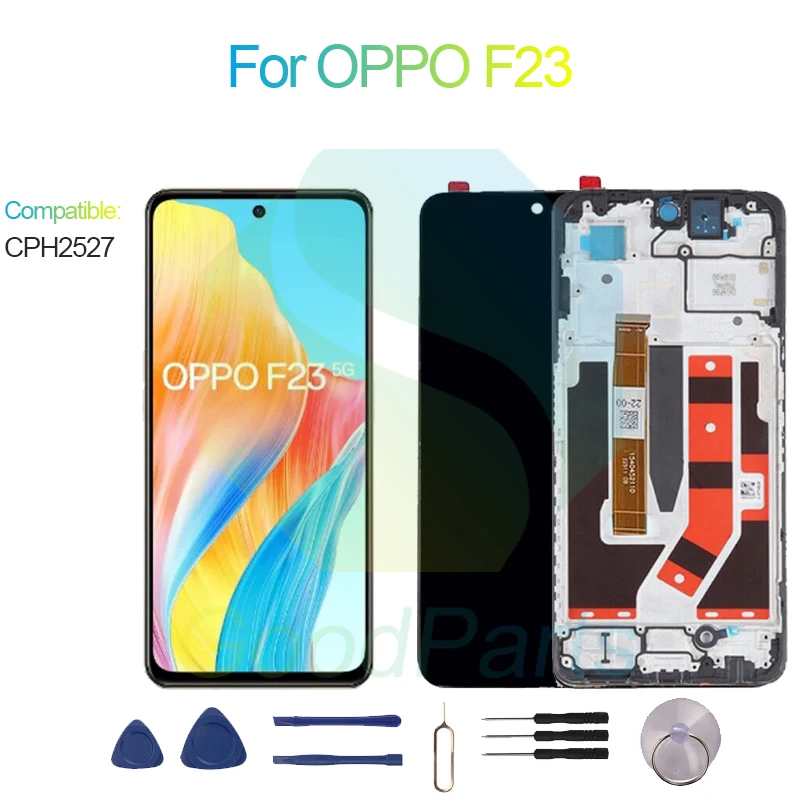 

For OPPO F23 Screen Display Replacement 2400*1080 CPH2527 F23 LCD Touch Digitizer