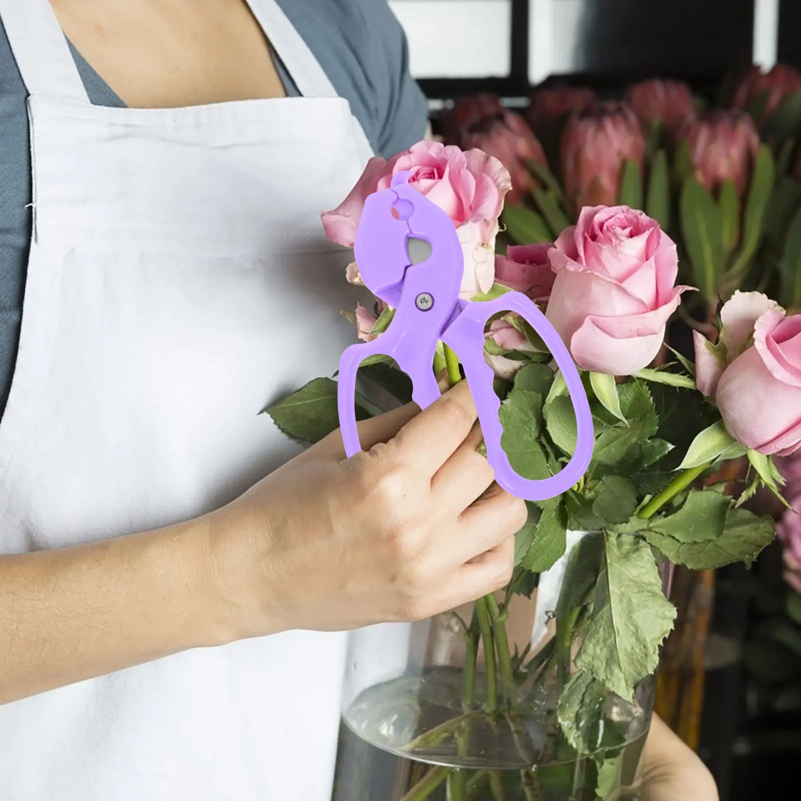 

Rose Thorn Remover: Upgrade Rebound Flower Trimming Scissors For Stem Cleaning Branch Cutting Garden Hand Pruners Floral Tools