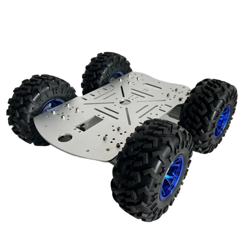 Big Chassis 130mm Wheel RC Tank Off Road Robotic Car with 12V Encoder Motor for Arduino ROS Robot Arm Chassis DIY Kit Toy Parts
