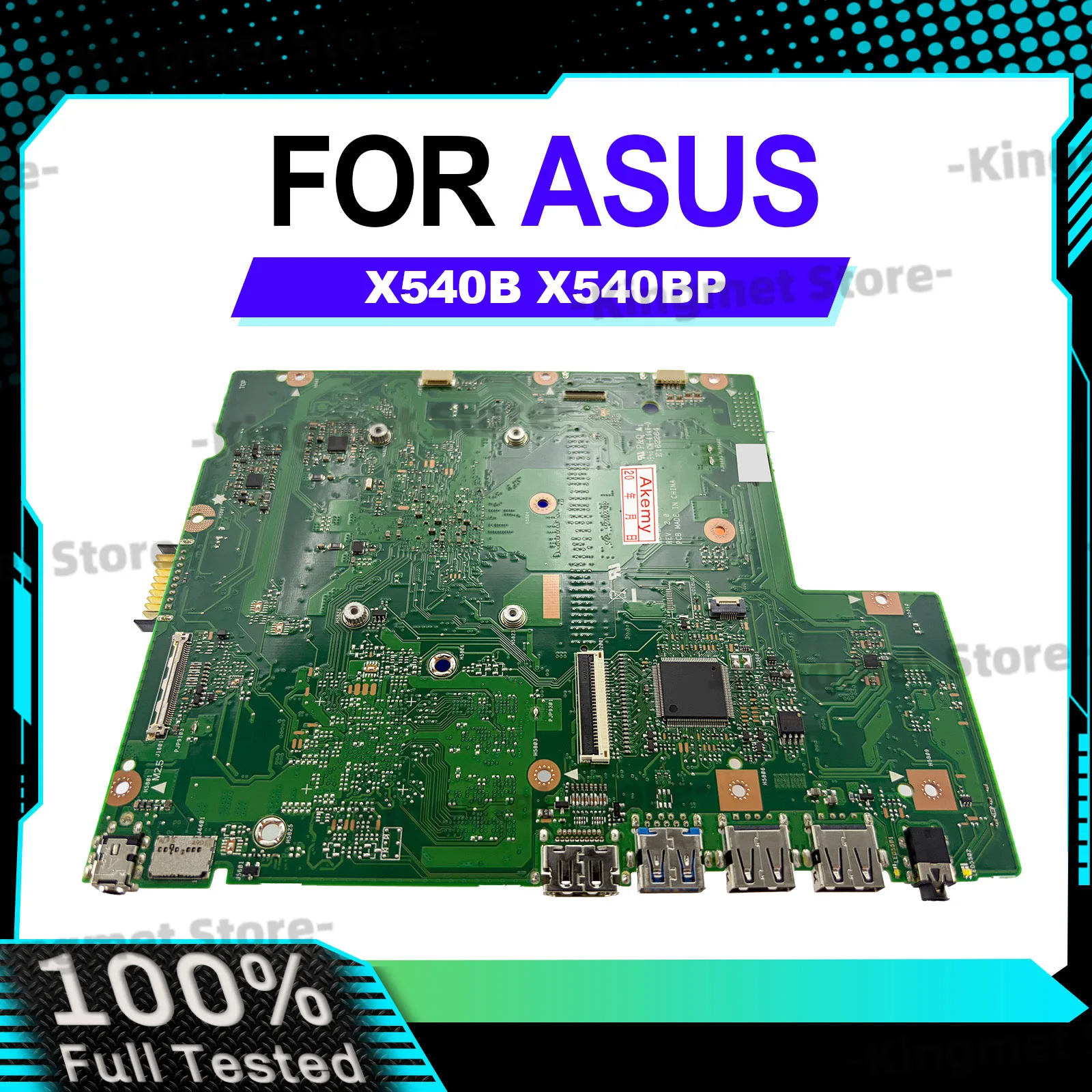 Placa base para portátil X540BP para ASUS VivoBook A540B X540B F540B X540BP R540B X540BA D540B con CPU A6 A8 A9