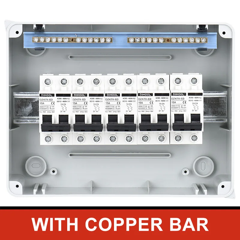 Imagem -04 - Combinação Impermeável Dc12400v Ac90-400v do Disjuntor da C.a. Mais dc da Caixa de Junção Ip65 para o Sistema Fotovoltaico e Doméstico da Bateria