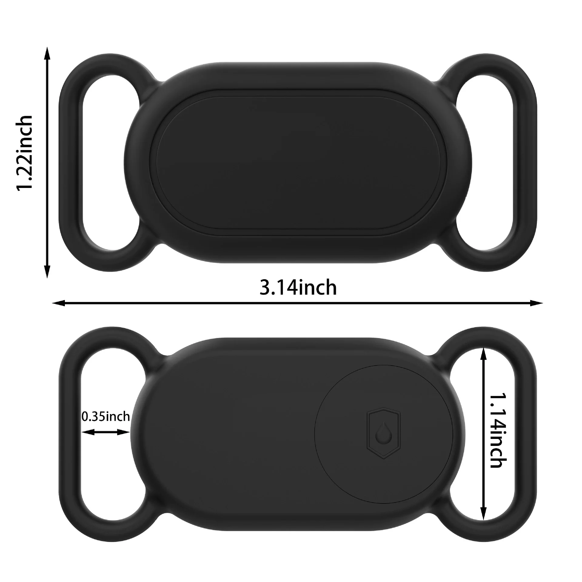 For Samsung Galaxy SmartTag2 Protective Case Dog Cat Collar Holder Cover Sleeve for Galaxy Smart Tag 2 Waterproof Silicone Case image 6