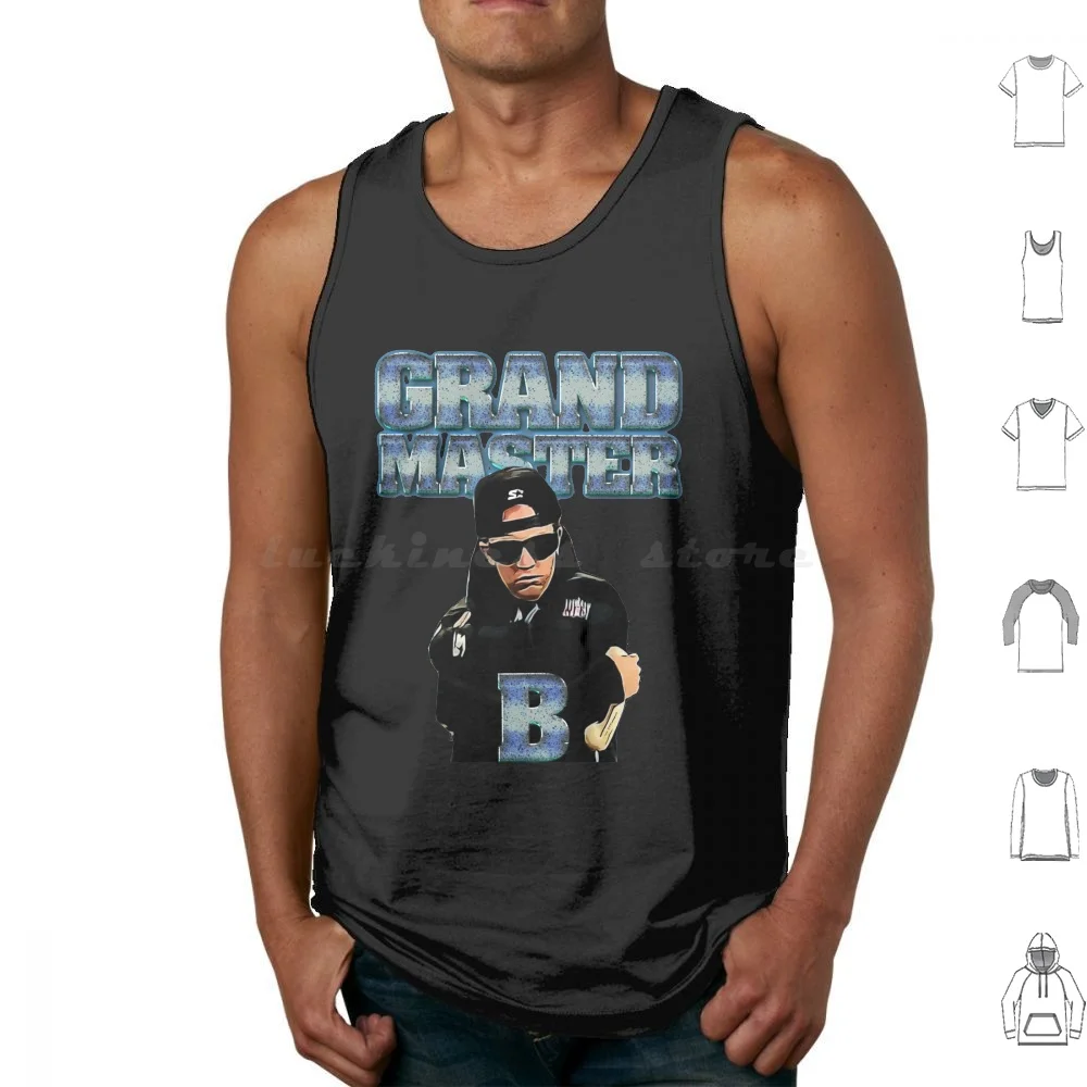 Grandmaster B Tank Tops Vest Sleeveless Al Bundy Married With Children 90s Tv Show Classic Comedy Ed Peggy Bud Lets Football