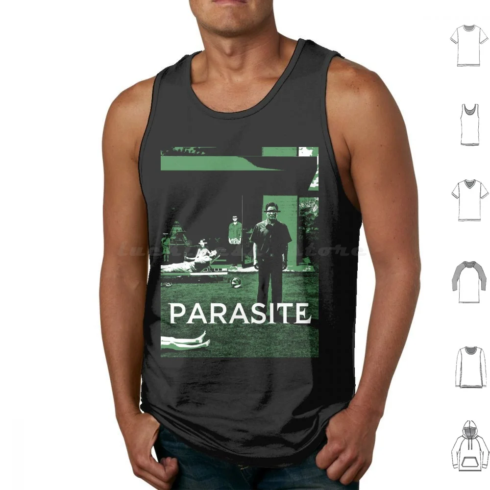 Parasite Minimalist Poster Tank Tops Vest Sleeveless Parasite Bong Joon Ho Cinema Cult Classic Cult Movies Film Horror