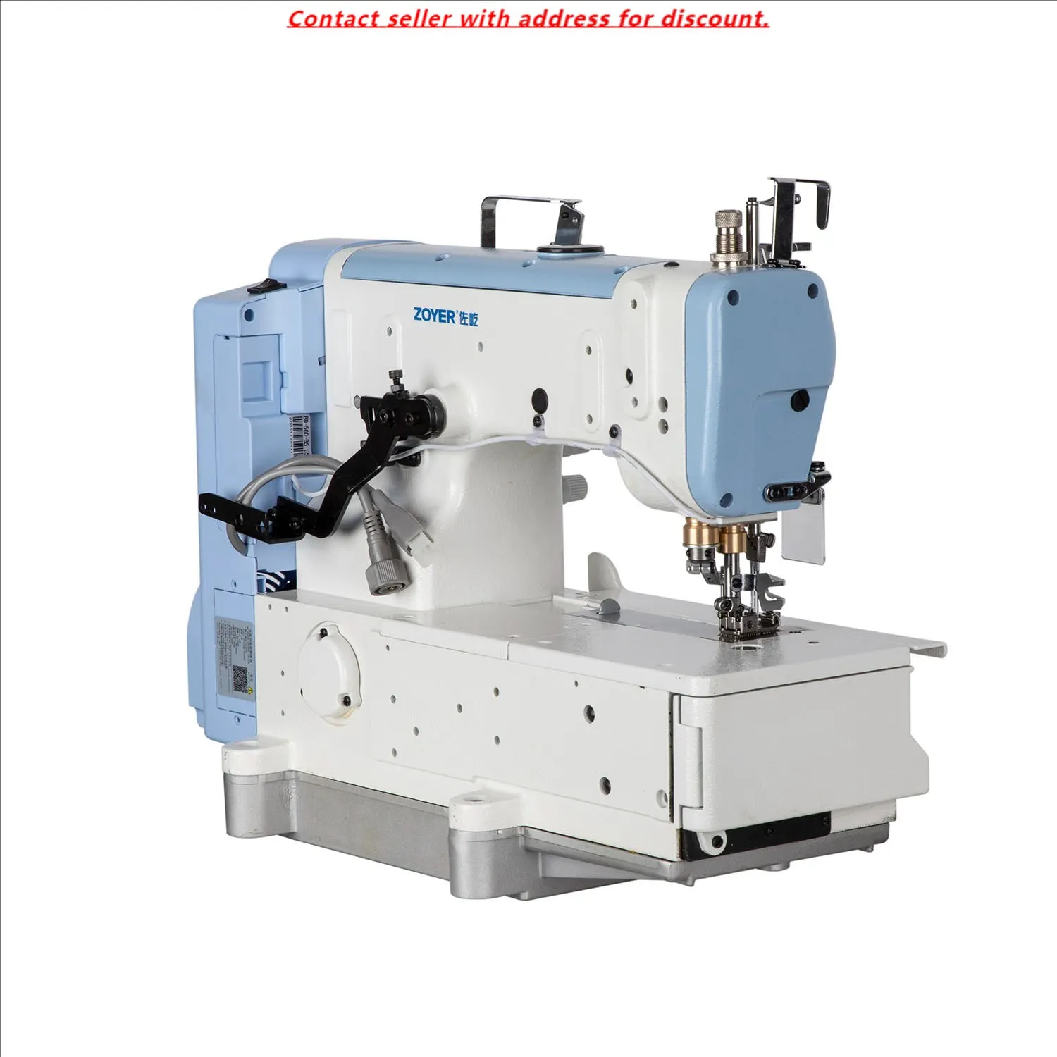 

ZY500N-01CBD Home Use Sewing Machine New Type 4 Needle 6 Thread Single Needle Feed Mechanism Small Cylinder Bed Interlock Motor