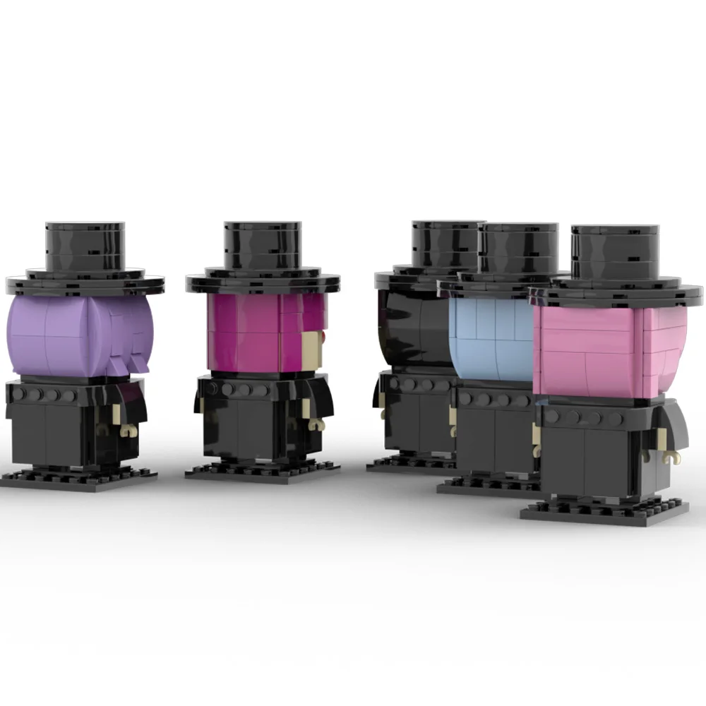 Gobricks MOC Demoneds Sajas Boys Building Blocks Model Performance Singing Group Bricks diy Assembled Toy Children Gift