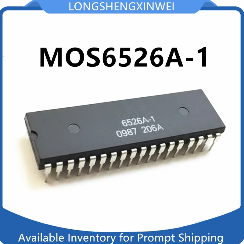 1PCS MOS6526A-1 6526A-1 DIP40 Microcontroller Chip IC in Stock New Original