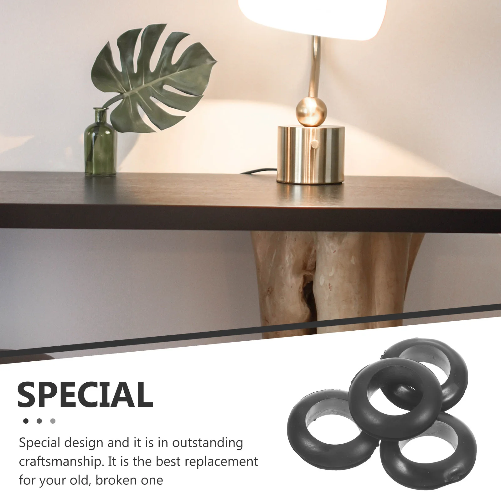 

4Pcs Rubber Grommets Wire Gasket Assortment Fireproof Sealing Washer for Distribution Box Holes Rubber Grommets