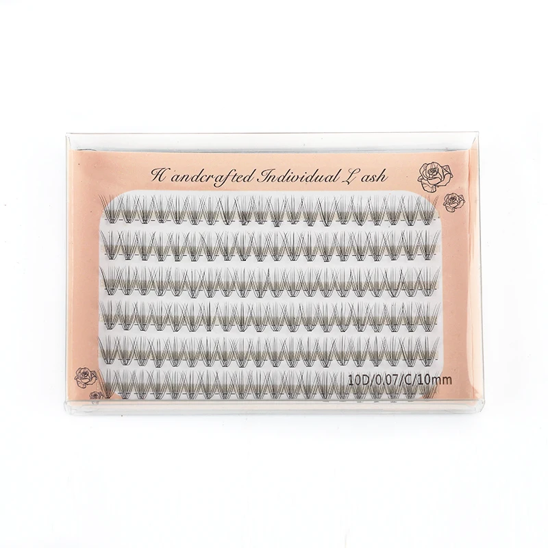 60/120 حزم كاذبة رمش تمديد رموش بالمنك الطبيعية مجموعات الفردية 10D جلدة عناقيد ماكياج أهداب عيون فو Cils
