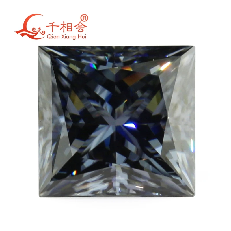 

Квадратная форма 0.5ct -5ct опт Серый Цвет moissanite Алмазная огранка свободный драгоценный камень для изготовления ювелирных изделий