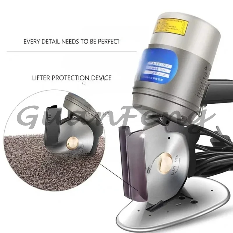 350W electric round knife cutting machine, width 125MM, suitable for fabrics