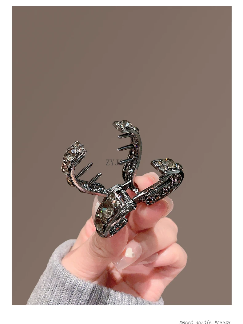 Agarrar el clip, un volumen de cabello pequeño, un medio atado al cabello, adecuado para cabello corto, un tocado con clip fijo durante el período de transición.