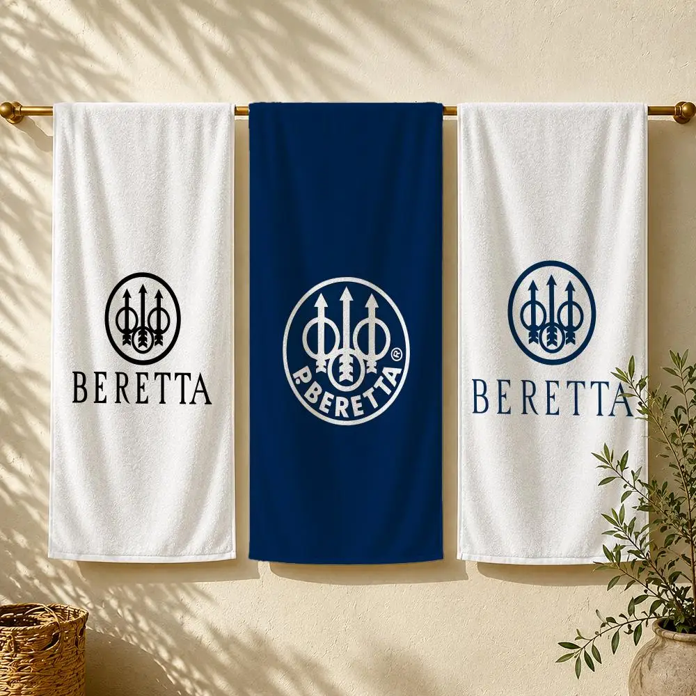 Firearms Brand B-Beretta Towel Towel beach towel, quick drying absorbent bath towel for Swim,Gym,Camping,Outdoor hot