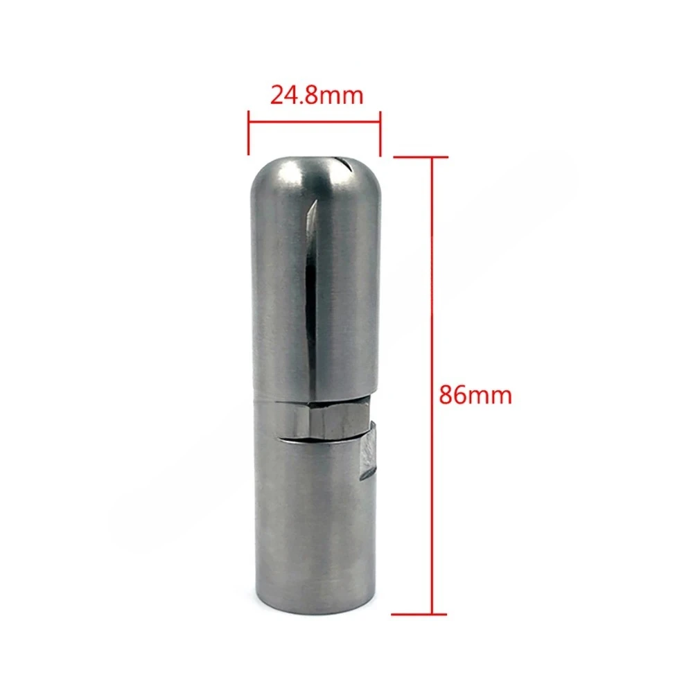 SS304 CIP Small Rotating Tank Cleaning Nozzle, 360° Rotating Container Washing Spray Nozzle with 1/2