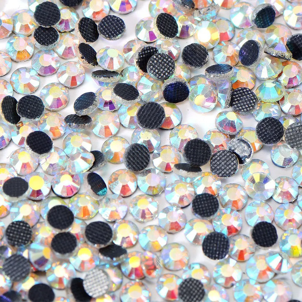 

1440pcs A Set of SS16 4mm Crystal AB Resin Hotfix Rhinestones Flatback for DIY Clothes Bag Jewelry Cellphone Decoration