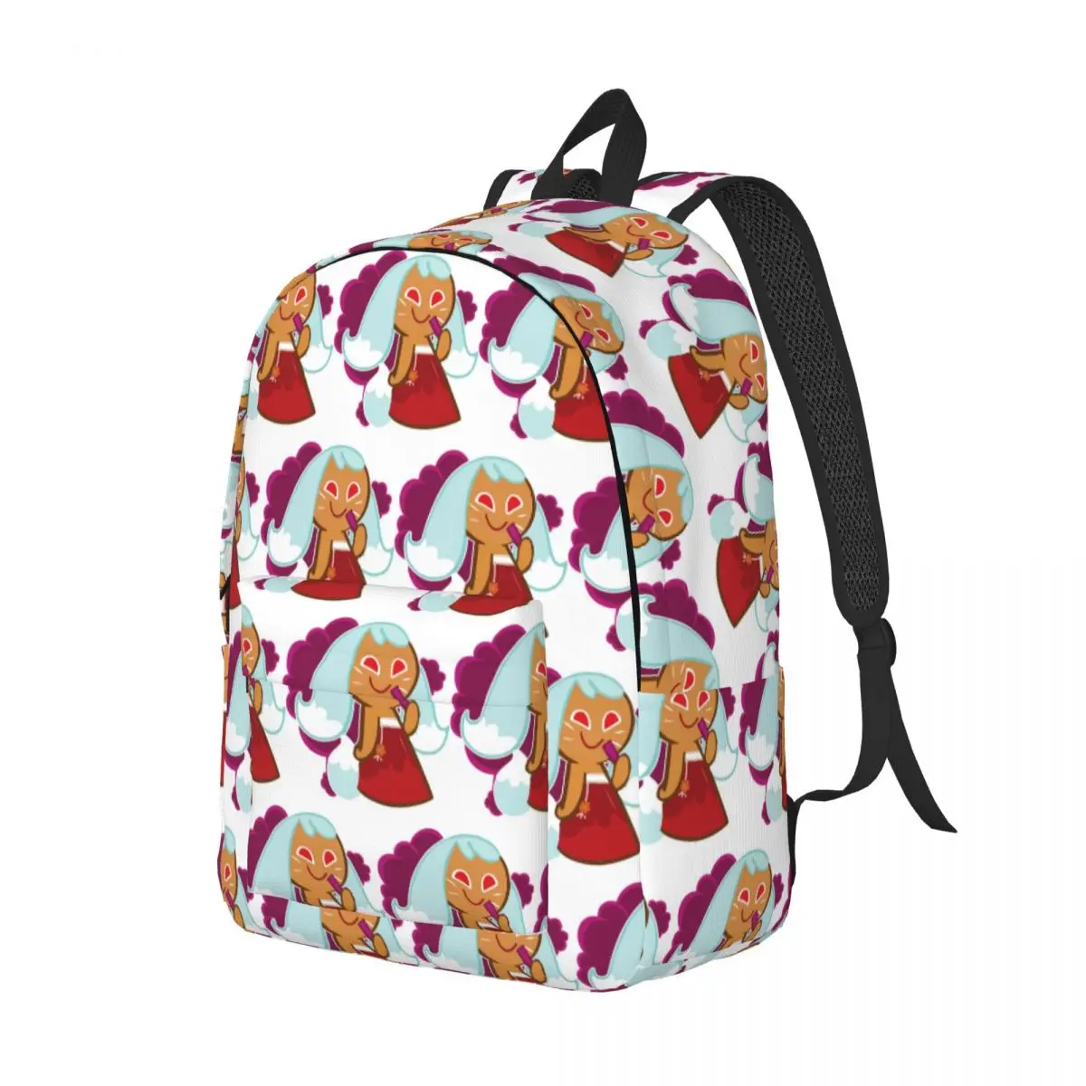 Kumiho Cookie ! Cookie Run Kingdom Backpack Daypack Large Capacity Kids BookBag School Bag Shoulder Bags for Men Women