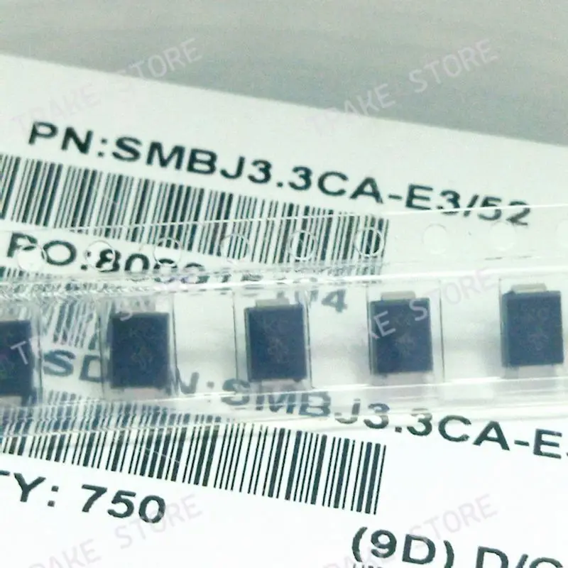 10PCS SMBJ3.3CA-E3 KC SMB/DO-214AA Transient Voltage Suppression TVS Diode