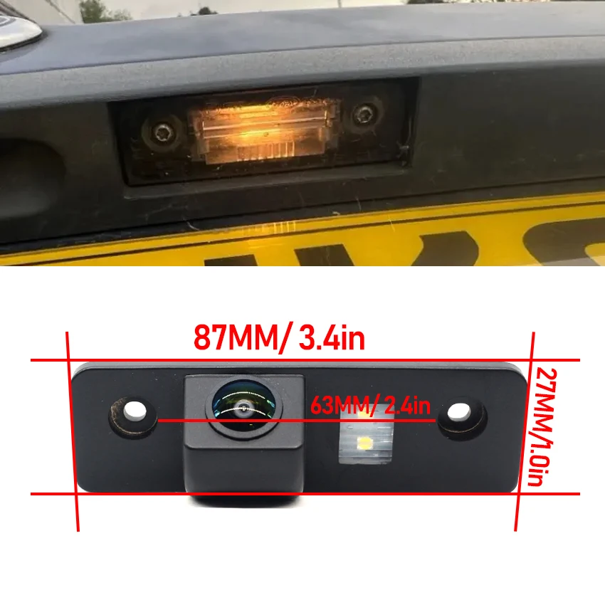 1080P  HD Fisheye Lens For Ford Classic Ikon Flex Mustang Taurus Fiesta Fusion 2001~2014  Car Reverse Backup Rear View Camera