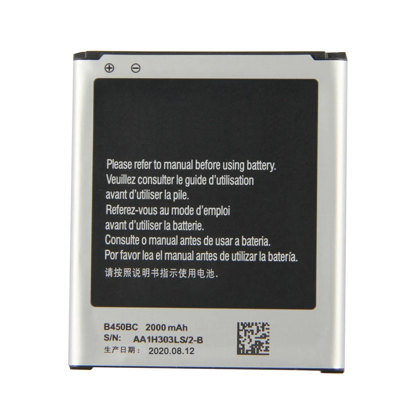 SAMSUNG Original Replacement Battery B450BC For Samsung GALAXY Core 4G SM-G3518 G3518 G3568V G3568V B450BE Phone battery 2000mAh