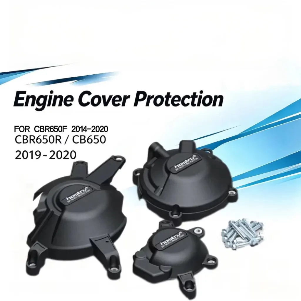 Motorcycle Engine Cover Guard for Honda CBR650F 2014‑2020 CBR650R CB650 2019‑2020, helps reduce engine cover damage