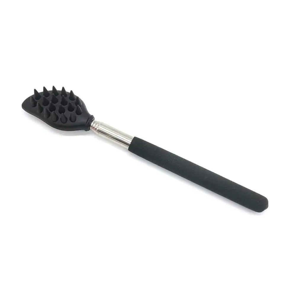 

Telescoping Itch Scraper Extendable Back Scratcher Silicone Massage Brush Telescopic Backscratcher Nose cleaning Scrubber