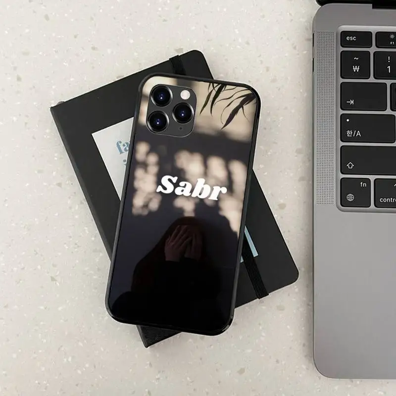 Sabr Patience Phone Case For iPhone 11 12 13 Mini 13 14 Pro XS Max X 8 7 Plus SE XR Shell