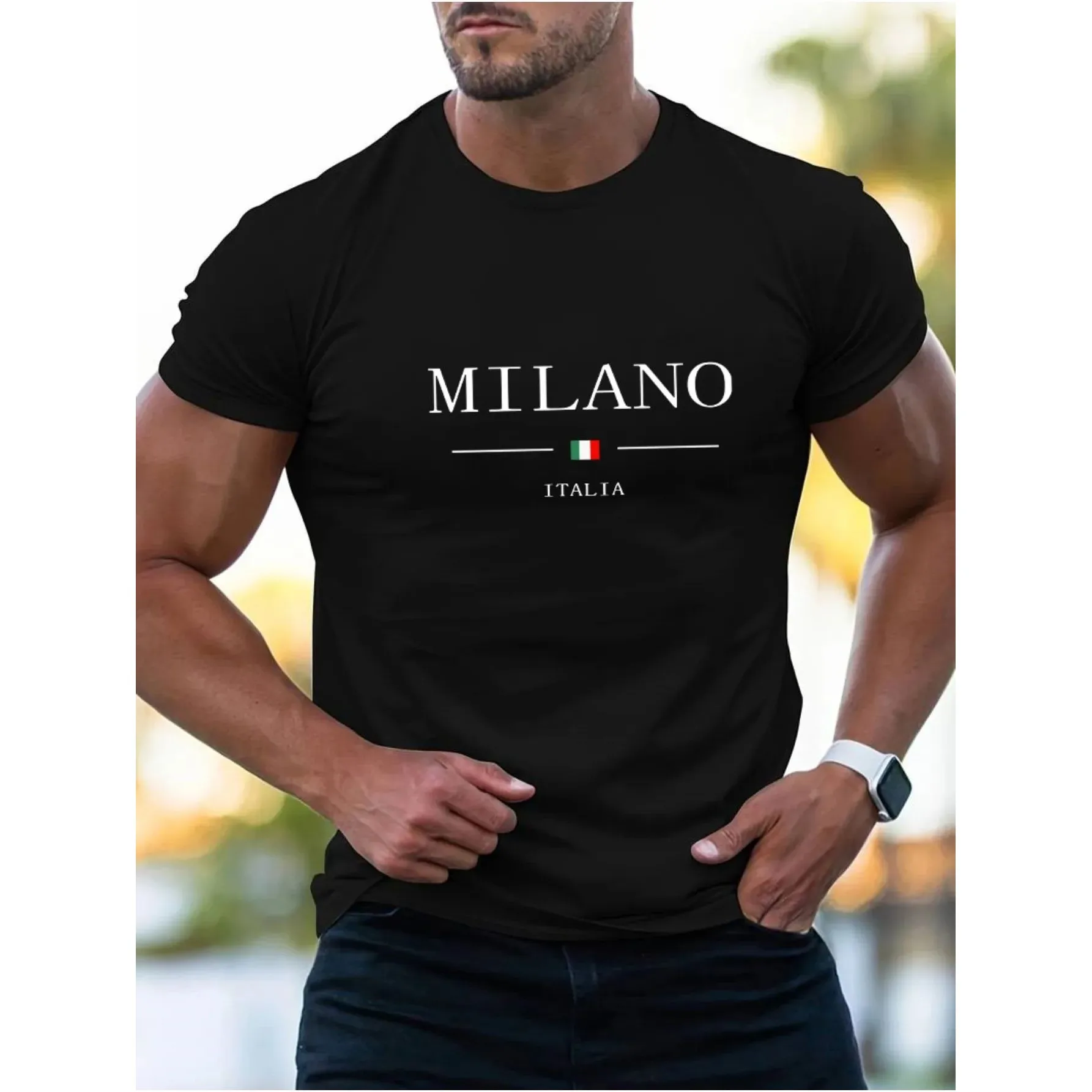 

Summer Men's 00% Cotton Casual Sports Loose Fit T-irt Modern Sle Nine Sve Length Pure Color Henry Collar irt