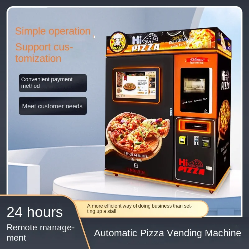 Customizable Commercial Touch Screen Pizza Vending Machine for Malls Self-Service Food with SDK Function