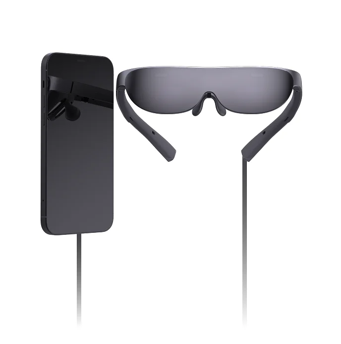 Transparent Lens Smart Glasses 3D Movie Augmented Reality Head Display AR