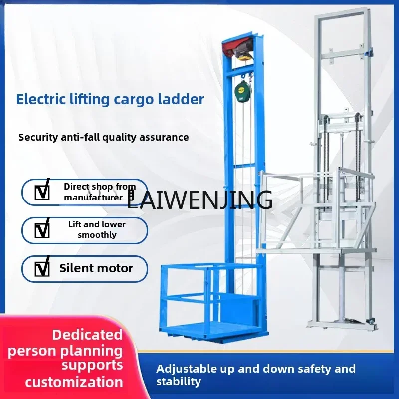 

LYN Electric Hydraulic Lifting Platform Operation Freight Elevator Hoist Warehouse Hydraulic Loading and Unloading Elevator