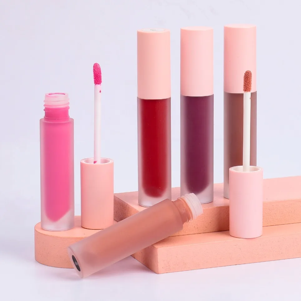 Vegan Waterproof Liquid Matte Lipstick Private Label Clear Moisture Lip Gloss Custom Logo Lipgloss Long Lasting Makeup Wholesale