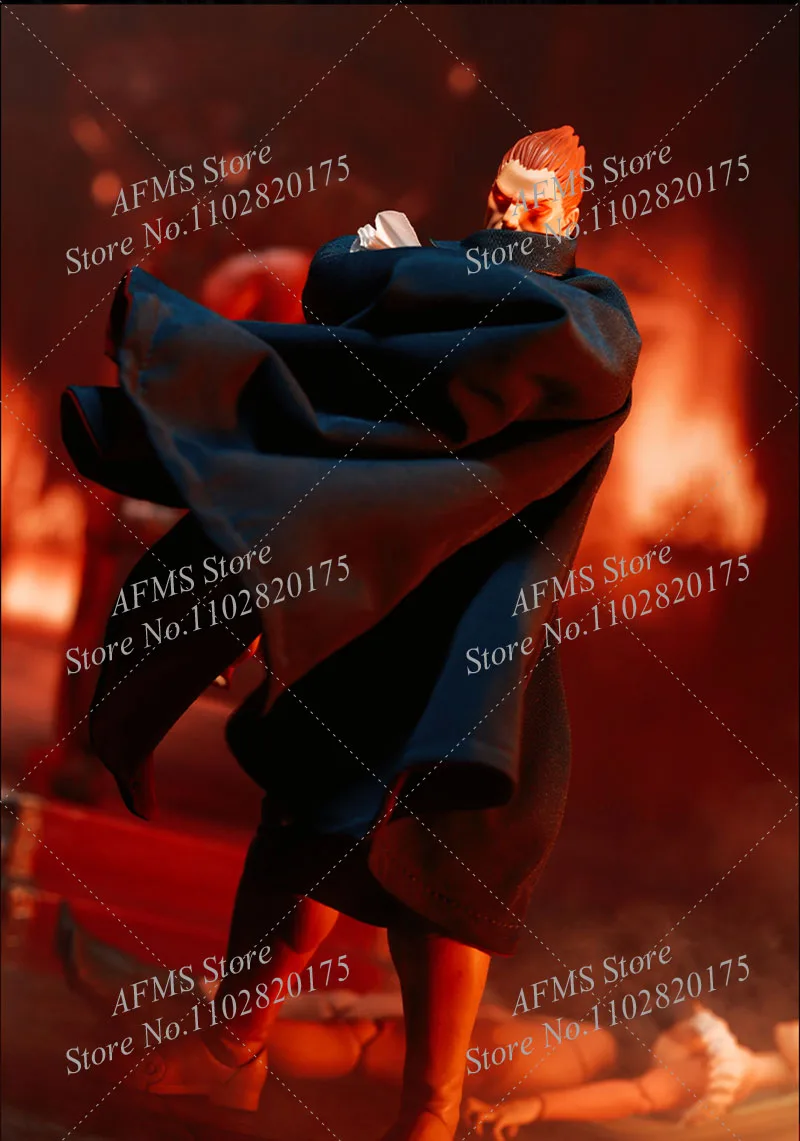 1/12 مقياس تحصيل الشكل كيب شيطان مصاص دماء المحارب ديمتري القتالية عباءة صالح 6 بوصة الرجال الجندي عمل نموذج لجسم الدمى #3