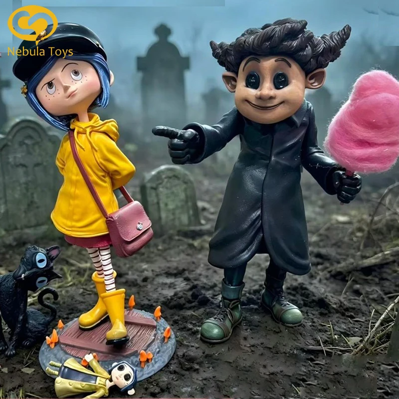 Coraline Figure Button-eyed Wybie Action Figurine Coraline & The Secret Door Figures Pvc Statue Model Doll Toy Birthday Gift view 2