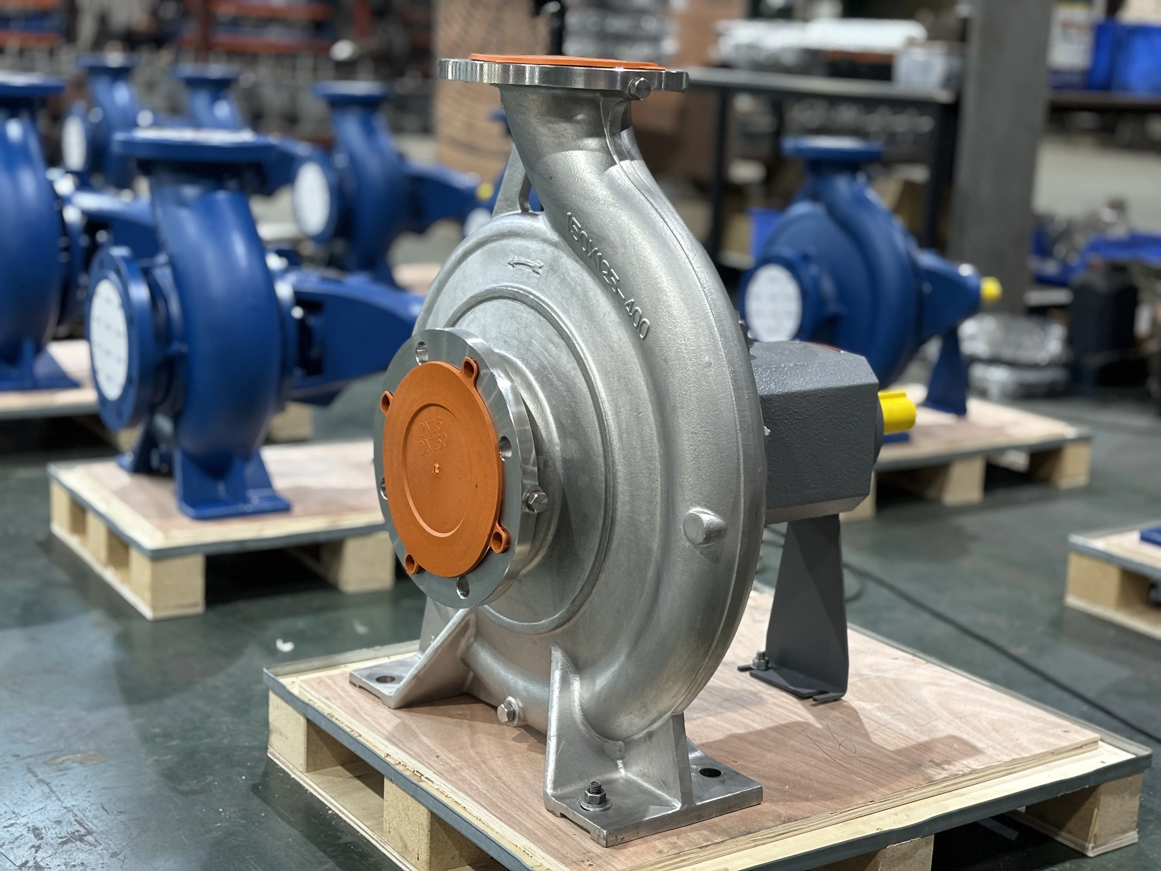 High Quality High Pressure Large Capacity Chemical Industry Heavy Duty Stainless Steel End Suction Centrifugal Water Pump